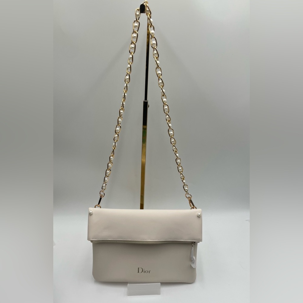 Low start Dior beauty blush and gold Shoulder Bag